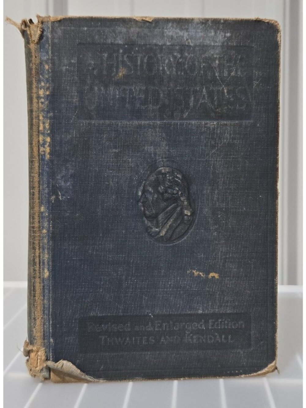 1933 A History of the United States Thwaites & Kendall Hardcover Class Textbook